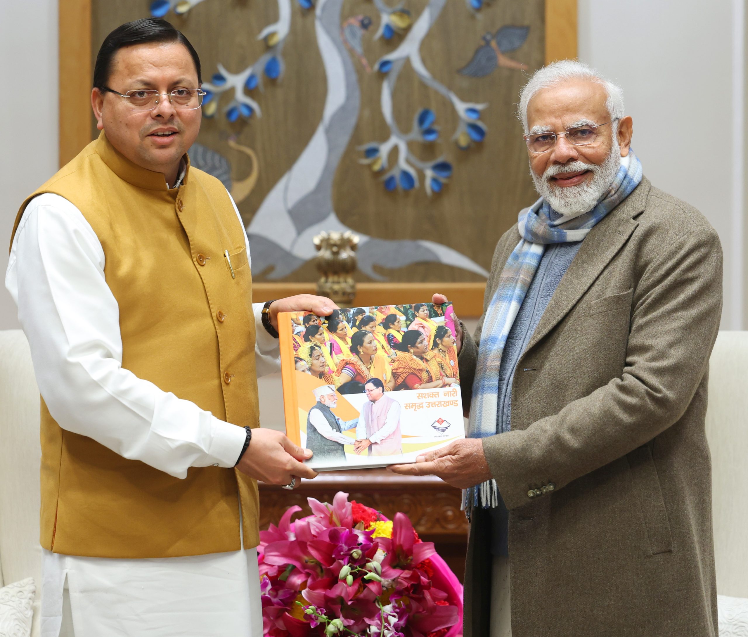 मुख्यमंत्री धामी ने नई दिल्ली में प्रधानमंत्री से की शिष्टाचार भेंट, मानसखण्ड मन्दिर माला मिशन के लिए 01 हजार करोड़ रूपये की स्वीकृति प्रदान करने का किया अनुरोध