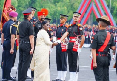 राष्ट्रपति द्रौपदी मुर्मू की उपस्थिति में आईएमए की पासिंग आउट परेड