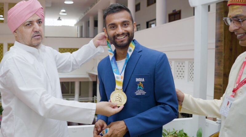 विश्व योगासन चैंपियनशिप में समीर ने जीता स्वर्ण व कांस्य पदक