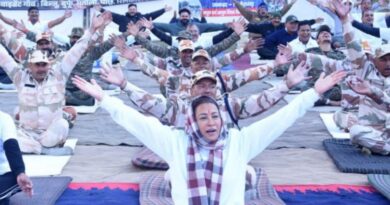 नंदा देवी की चोटियों और मिलम ग्लेशियर की गोद में गूंजा योग का संदेश