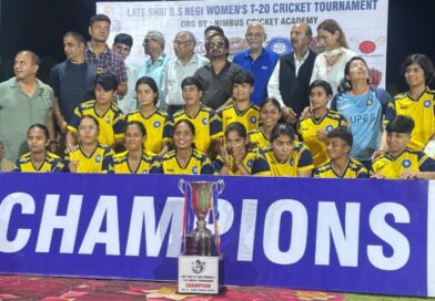 निंबस एकेडमी बनी बीएस नेगी मेमोरियल वूमेन्स टी-20 चैंपियन