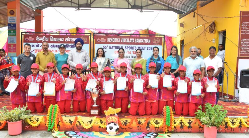 राष्ट्रीय फुटबॉल (अंडर-14 बालिका वर्ग) में जयपुर संभाग बना चैंपियन