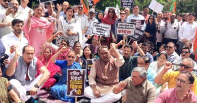 सामाजिक सौहार्द और सम्मान के मुद्दे पर भाजपा अनुसूचित जाति मोर्चा का प्रदेशव्यापी धरना